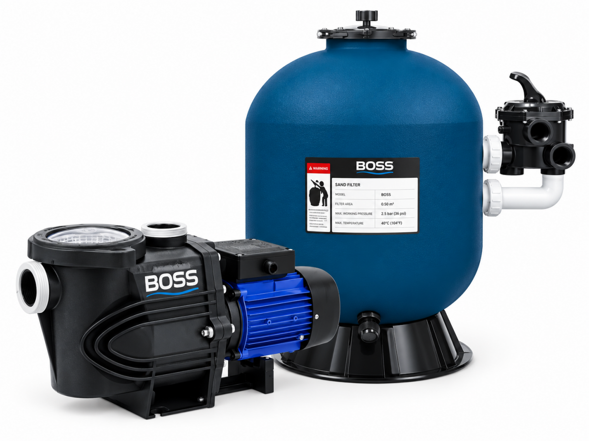 BOSS SZ�R�SZETT D400 HDPE SIDE TART�LY, BOSS 0,5LE 7,9M3/H SZIVATTY� VHO 973
