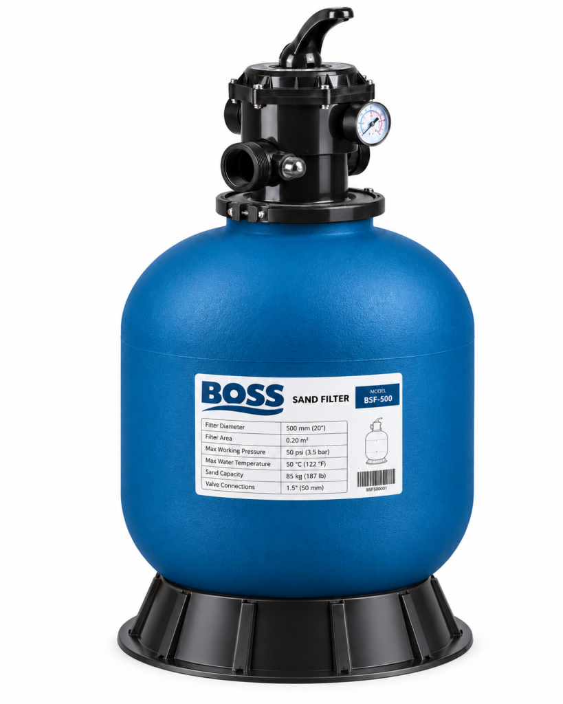 Pontaqua BOSS homoksz�r� tart�ly D400 fels� v�lt�szeleppel – VHO971